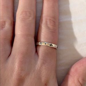 James Avery stackable dove ring.